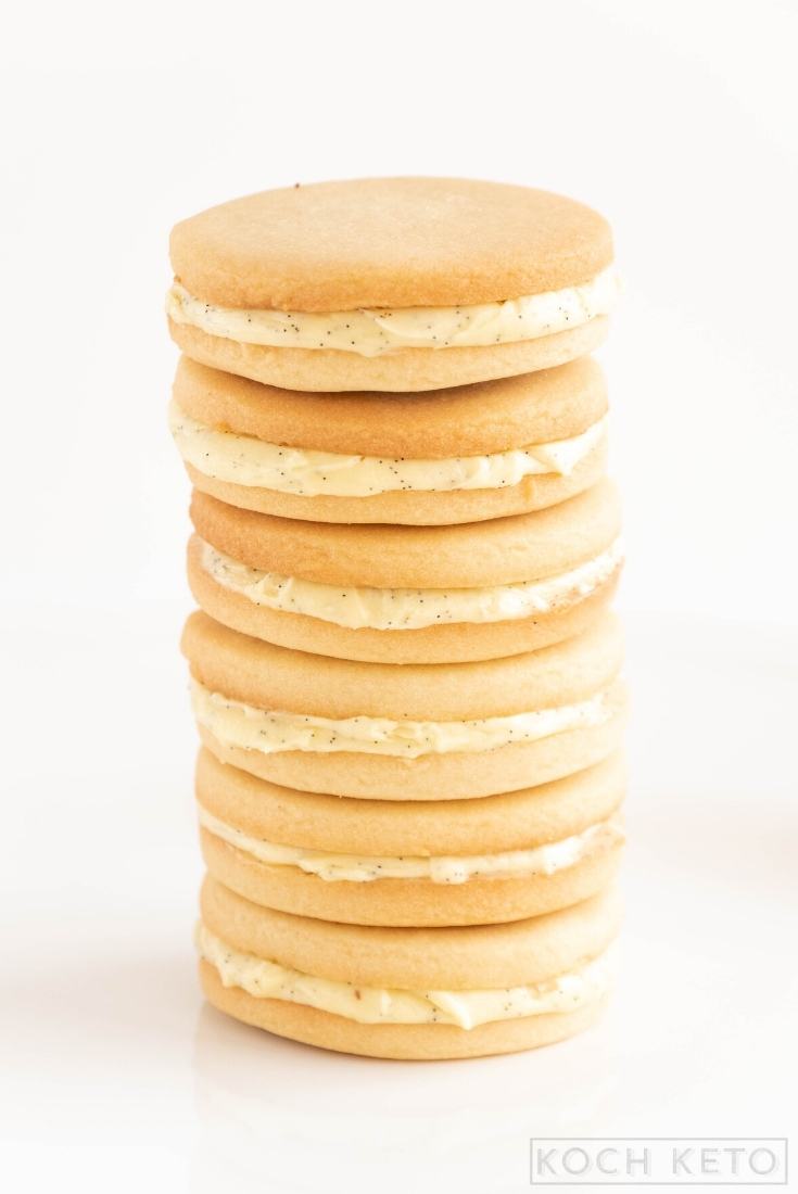 Golden Keto Sandwich Cookies Image #2