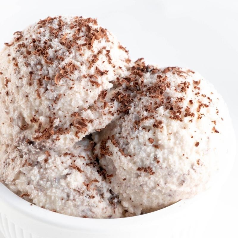 Keto Chocolate Chip Ice Cream Mobile Featured Image