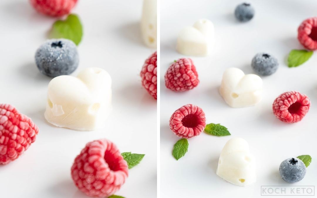 Keto Frozen Yogurt Bites Desktop Featured Image