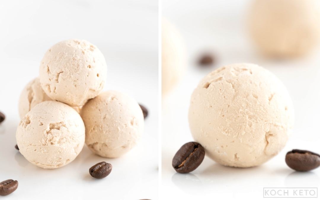 Keto Iced Coffee Fat Bombs Desktop Featured Image