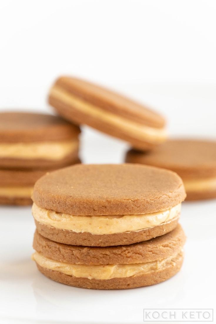 Keto Peanut Butter Sandwich Cookies Image #2