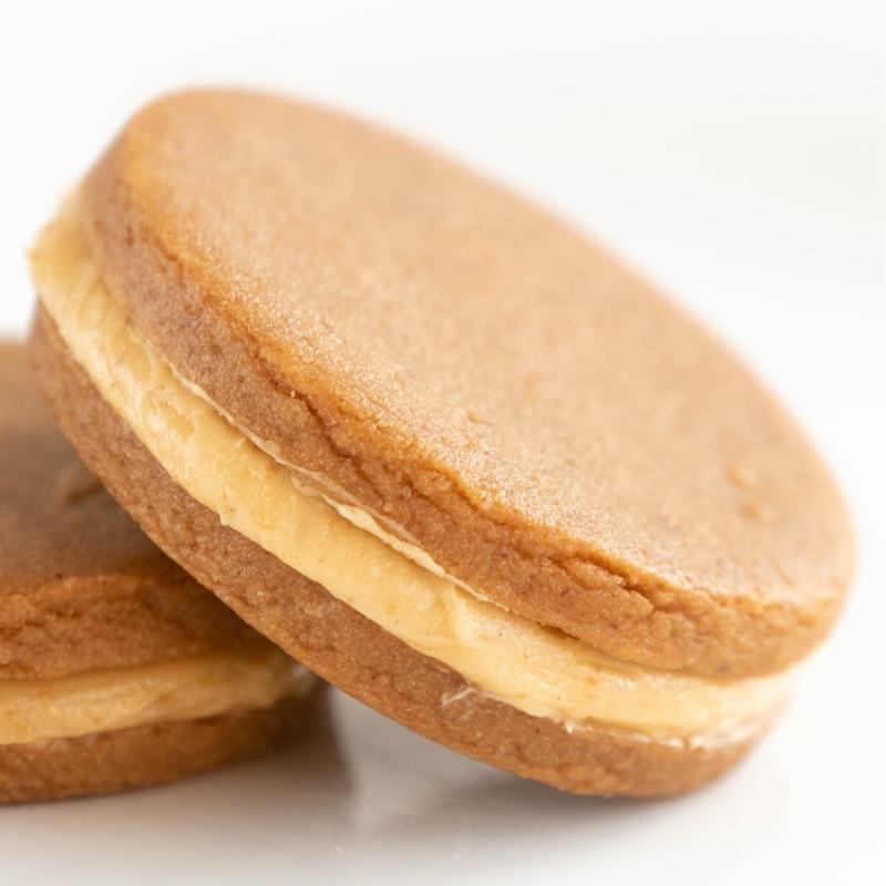 Keto Peanut Butter Sandwich Cookies Mobile Featured Image