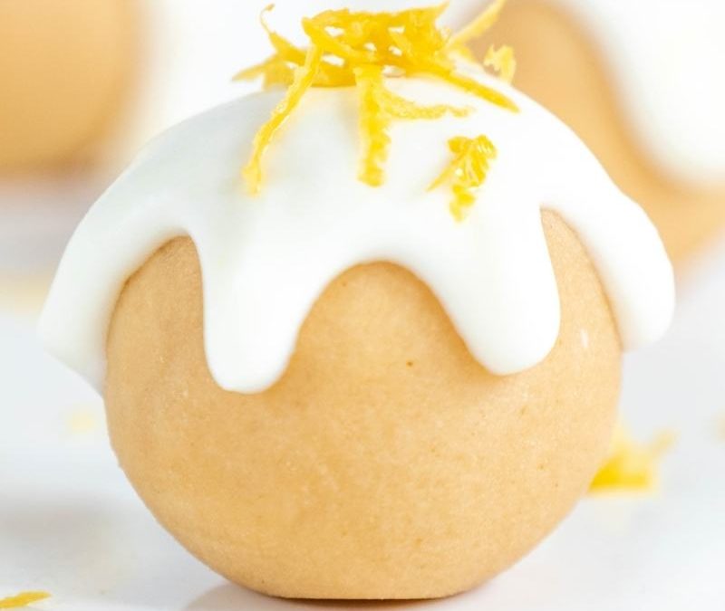 Keto Lemon Cake Fat Bombs