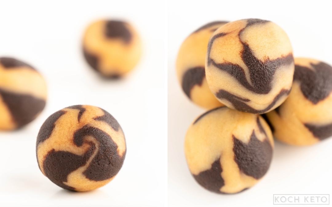 Keto Marbled Vanilla And Chocolate Fat Bombs Desktop Featured Image
