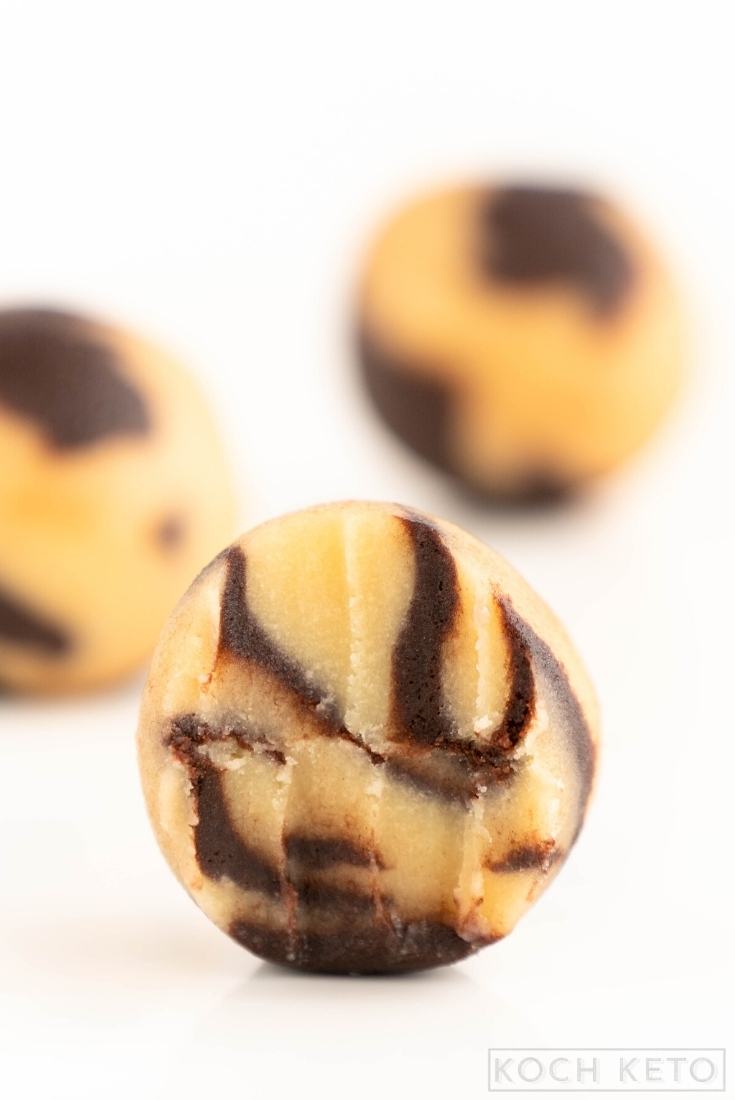 Keto Marbled Vanilla And Chocolate Fat Bombs Image #2