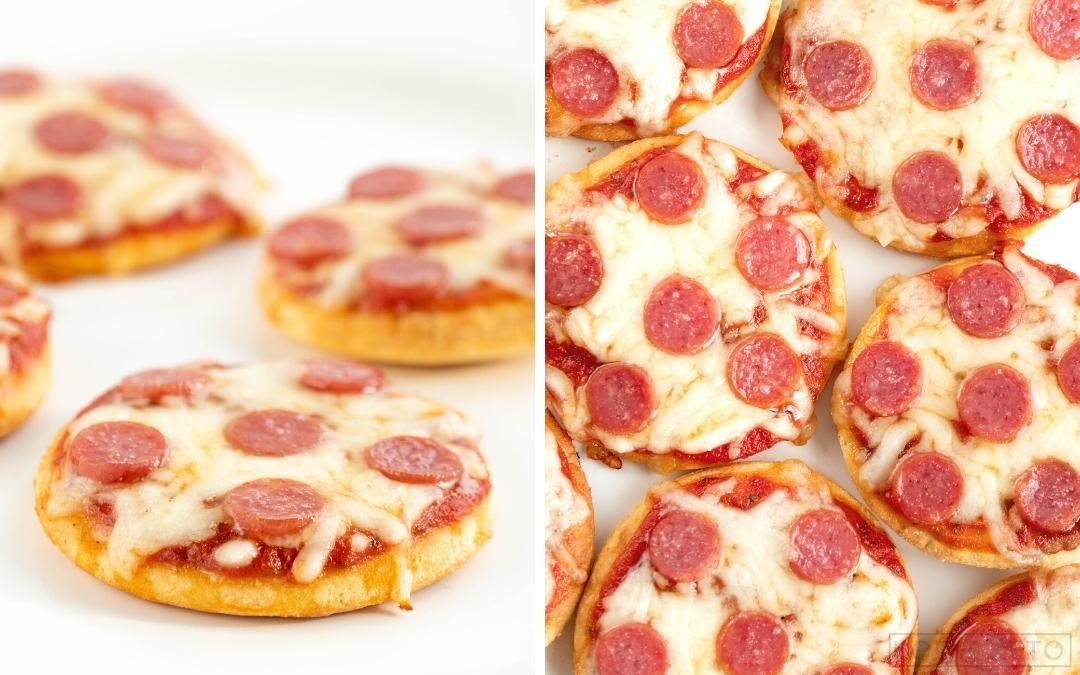 Healthy Keto Mini Pepperoni Pizzas Recipe